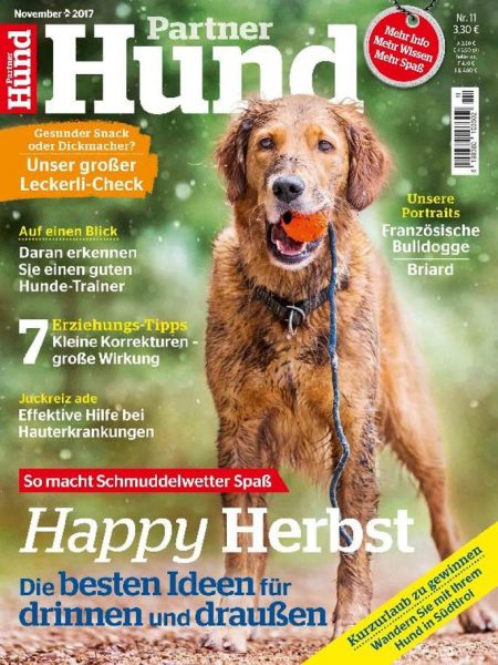 Titelbild Partner Hund Nr 11/2018