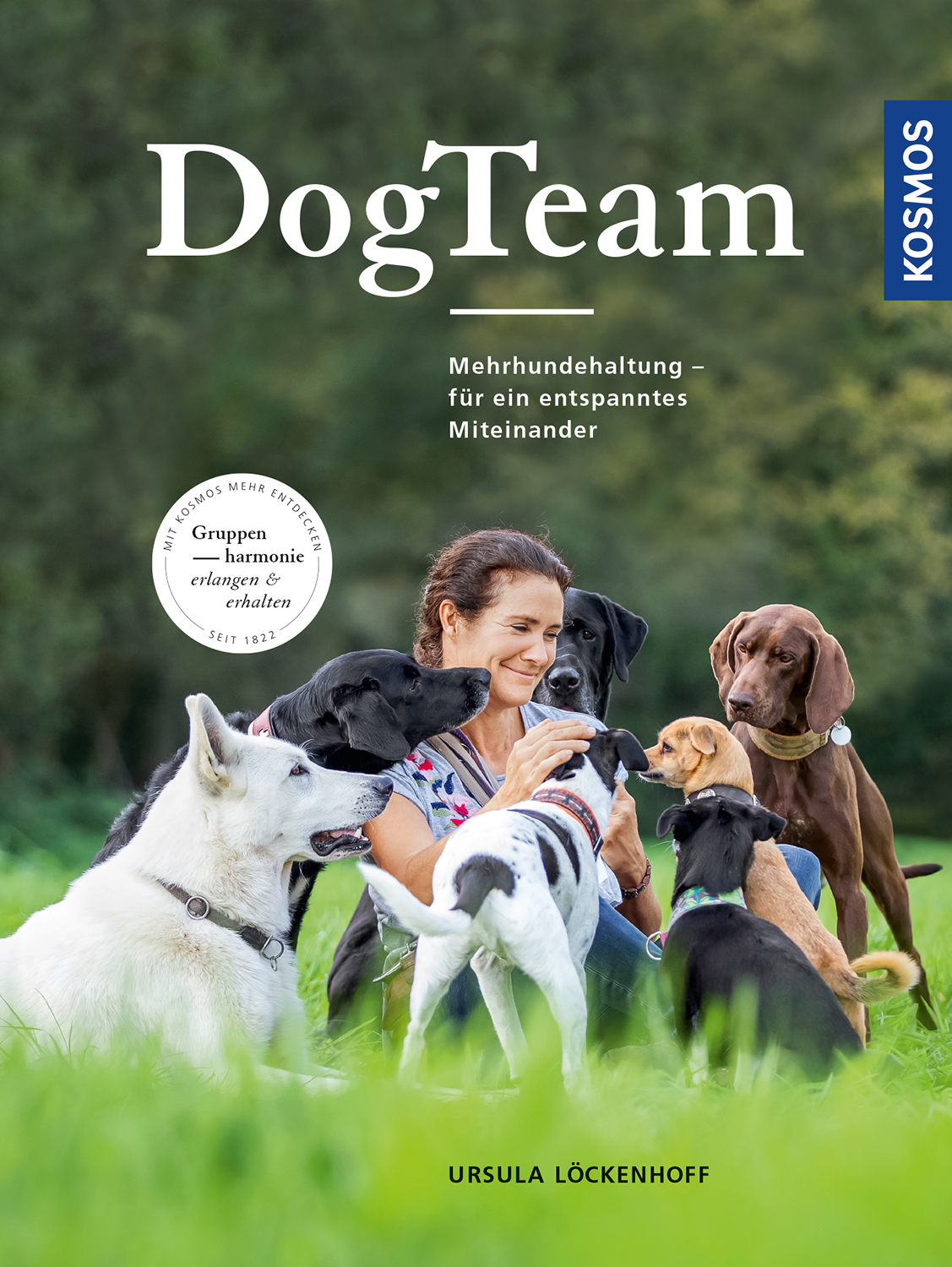 DogTeam, Kosmos Verlag, 2018  Titelbild und Farbfotos im Buch