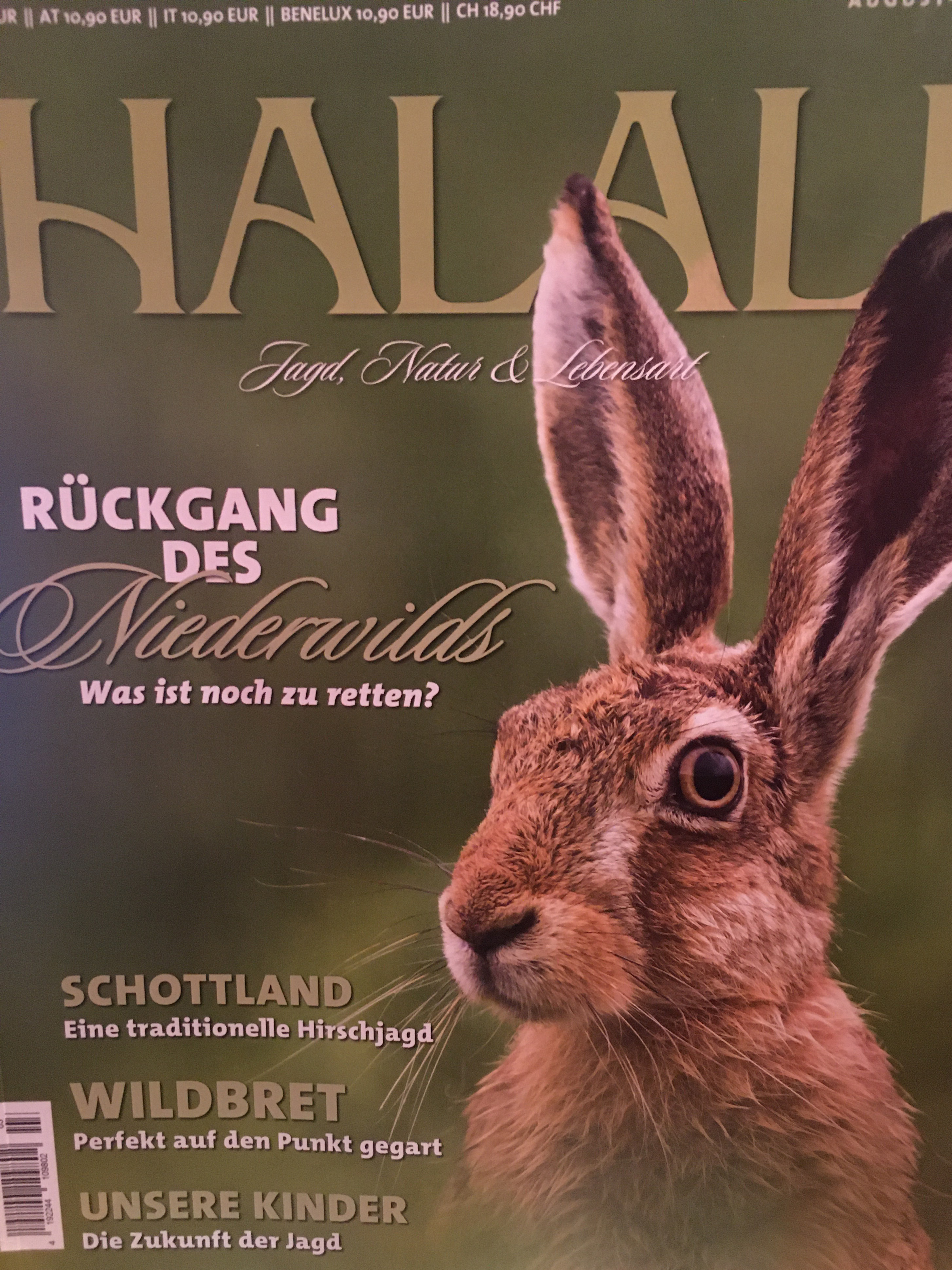 Halali, August-Oktober2018, Foto im Innenteil